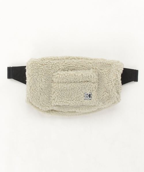 HELLY HANSEN（ヘリーハンセン）の「HELLY HANSEN/ヘリーハンセン ウエストポーチ ファイバーパイルサーモハンドウォーマーウエストバッグ HY92282（ボディバッグ/ウエストポーチ・メンズ・チャコールグレー×ブラック/グレー/ブラック×ブラック・FREE）」の13枚目の写真