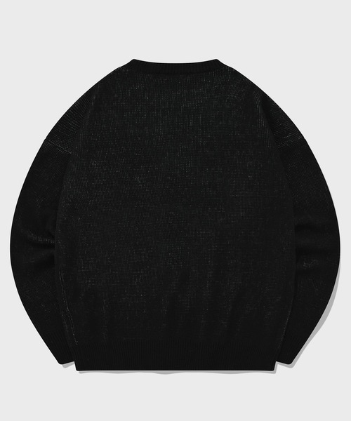 SAINTPAIN(セイントペイン)の「【UNISEX】SAINTPAIN/ソフトロゴニット 2173382(ニット/セーター・メンズ・ブラック/アイボリー・MEDIUM/LARGE)」の10枚目の写真