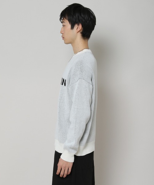 SAINTPAIN(セイントペイン)の「【UNISEX】SAINTPAIN/ソフトロゴニット 2173382(ニット/セーター・メンズ・ブラック/アイボリー・MEDIUM/LARGE)」の16枚目の写真
