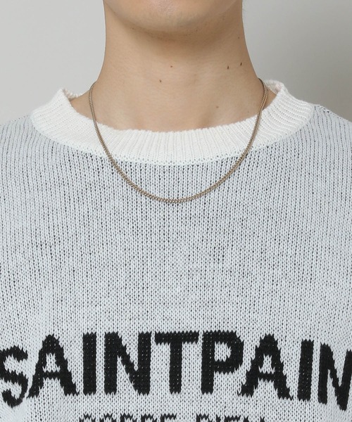 SAINTPAIN(セイントペイン)の「【UNISEX】SAINTPAIN/ソフトロゴニット 2173382(ニット/セーター・メンズ・ブラック/アイボリー・MEDIUM/LARGE)」の19枚目の写真