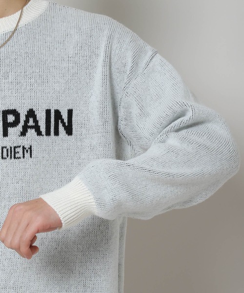 SAINTPAIN(セイントペイン)の「【UNISEX】SAINTPAIN/ソフトロゴニット 2173382(ニット/セーター・メンズ・ブラック/アイボリー・MEDIUM/LARGE)」の20枚目の写真