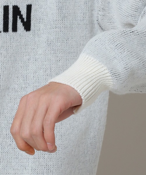 SAINTPAIN(セイントペイン)の「【UNISEX】SAINTPAIN/ソフトロゴニット 2173382(ニット/セーター・メンズ・ブラック/アイボリー・MEDIUM/LARGE)」の21枚目の写真