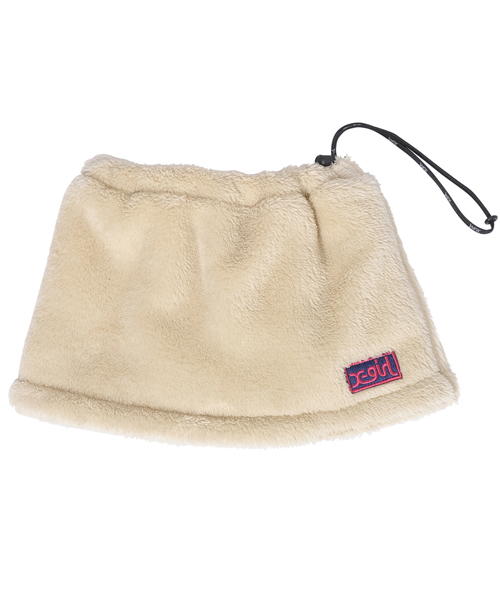X-girl（エックスガール）の「FLUFFY NECK WARMER（ネックウォーマー/スヌード・レディース・ホワイト/ブラック/ベージュ/グリーン/ネイビー・ONE SIZE）」の7枚目の写真