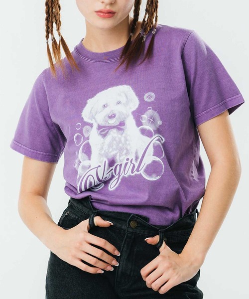 【セール】PUPPY S/S CLASSIC TEE（Tシャツ/カットソー）｜Xgirl（エックスガール）のファッション通販 ZOZOTOWN