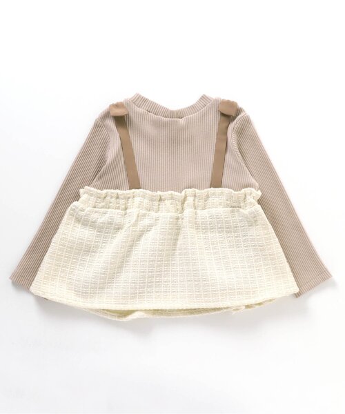 apres les cours（アプレレクール）の「ツイードビスチェトップス（Tシャツ/カットソー・キッズ・アイボリー/ネイビー・120/80/90/100/140/110/130）」の17枚目の写真
