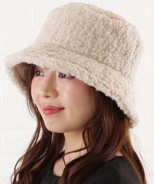 未使用　COACH 裏地ロゴボアバケットハット　ベージュ LOGOS バケットハット レディース 帽子 吸汗速乾 アウトドア
