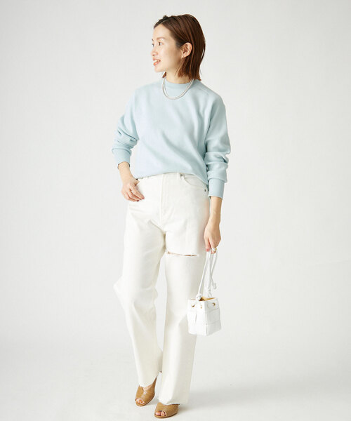 【美品】IENA Petitスムースクルーネックプルオーバー IENA（イエナ）の「Petitスムースクルーネックプルオーバー