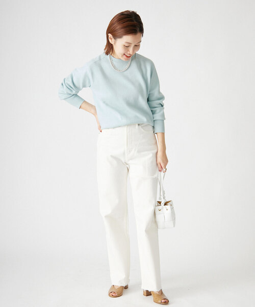 【美品】IENA Petitスムースクルーネックプルオーバー IENA（イエナ）の「Petitスムースクルーネックプルオーバー