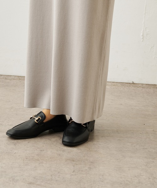 PUAL CE CIN（ピュアルセシン）の「【Du noir】ストレッチ ナロースカート（スカート・レディース・オレンジ/ブルー/ライトグレー/ブラック/レッド・FREE）」の15枚目の写真