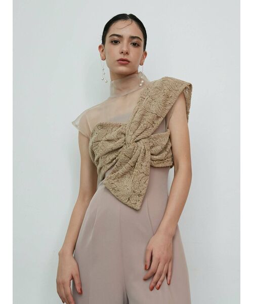 LAGUNAMOON（ラグナムーン）の「LADYフェイクパールワイヤーピアス（ピアス（両耳用）・レディース・アイボリー・FREE）」の2枚目の写真