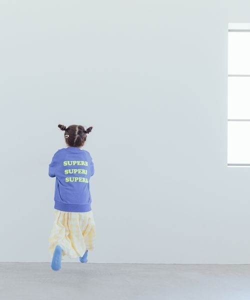 LOWRYS FARM（ローリーズファーム）の「シャーリング２ＷＡＹスカート　184440（スカート・キッズ・ブルー/ブラック/イエロー・110cm/120cm/130cm/140cm/150cm）」の13枚目の写真