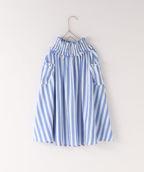 LOWRYS FARM（ローリーズファーム）の「シャーリング２ＷＡＹスカート　184440（スカート・キッズ・ブルー/ブラック/イエロー・110cm/120cm/130cm/140cm/150cm）」の22枚目の写真