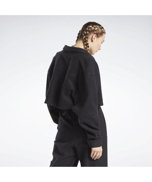 Reebok(リーボック)の「ワイド フリース レイヤー / CL WDE FLEECE LAYER(その他アウター・レディース・ブルー/ベージュ/ブラック・LARGE/MEDIUM/SMALL/X-LARGE)」の14枚目の写真