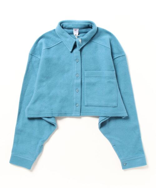 Reebok(リーボック)の「ワイド フリース レイヤー / CL WDE FLEECE LAYER(その他アウター・レディース・ブルー/ベージュ/ブラック・LARGE/MEDIUM/SMALL/X-LARGE)」の7枚目の写真
