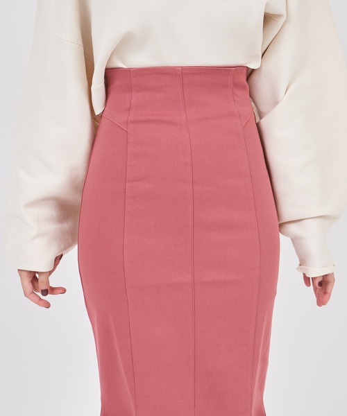 ROYAL PARTY(ロイヤルパーティー)の「ガムストレッチマーメイドスカート’23s(スカート・レディース・ベージュ/ピンク/ブラック・SMALL/MEDIUM)」の14枚目の写真