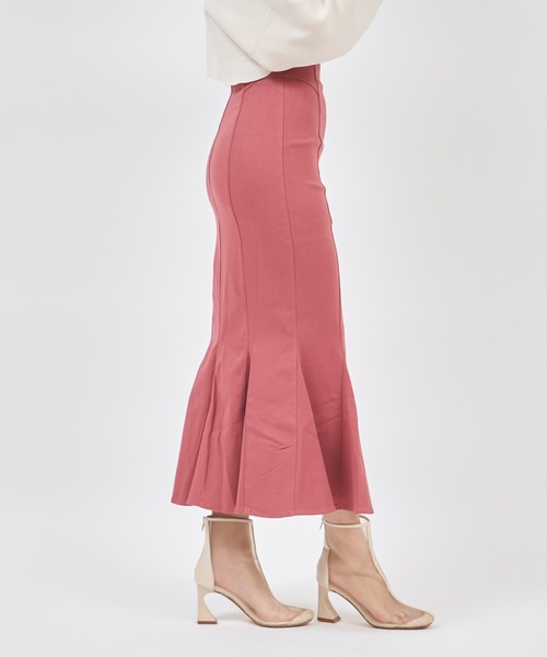 ROYAL PARTY(ロイヤルパーティー)の「ガムストレッチマーメイドスカート’23s(スカート・レディース・ベージュ/ピンク/ブラック・SMALL/MEDIUM)」の12枚目の写真