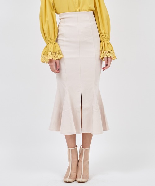 ROYAL PARTY(ロイヤルパーティー)の「ガムストレッチマーメイドスカート’23s(スカート・レディース・ベージュ/ピンク/ブラック・SMALL/MEDIUM)」の20枚目の写真