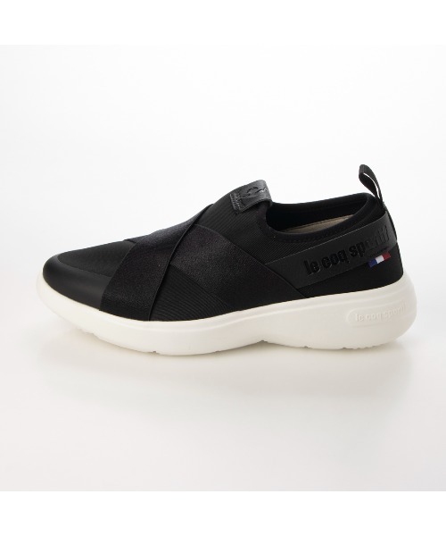 le coq sportif(ルコックスポルティフ)の「クロスベルトスリッポンスニーカー(ラ ローヌ DBSP)(スリッポン・レディース・ベージュ/ブラック/グレー/ブラック×ブラック・24cm/25cm/24.5cm/23cm/22.5cm/23.5cm)」の18枚目の写真
