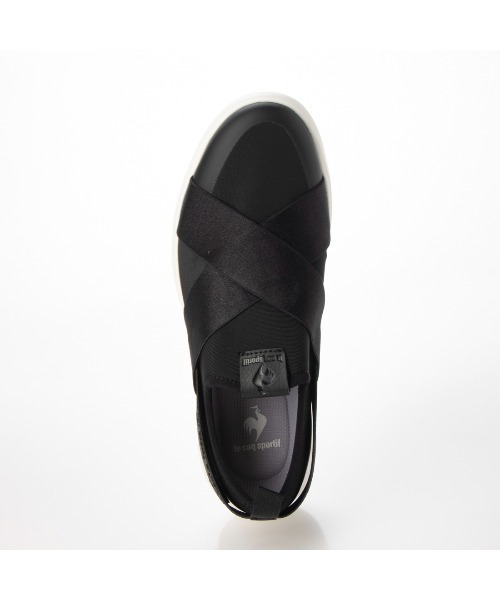 le coq sportif(ルコックスポルティフ)の「クロスベルトスリッポンスニーカー(ラ ローヌ DBSP)(スリッポン・レディース・ベージュ/ブラック/グレー/ブラック×ブラック・24cm/25cm/24.5cm/23cm/22.5cm/23.5cm)」の16枚目の写真