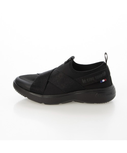 le coq sportif(ルコックスポルティフ)の「クロスベルトスリッポンスニーカー(ラ ローヌ DBSP)(スリッポン・レディース・ベージュ/ブラック/グレー/ブラック×ブラック・24cm/25cm/24.5cm/23cm/22.5cm/23.5cm)」の22枚目の写真