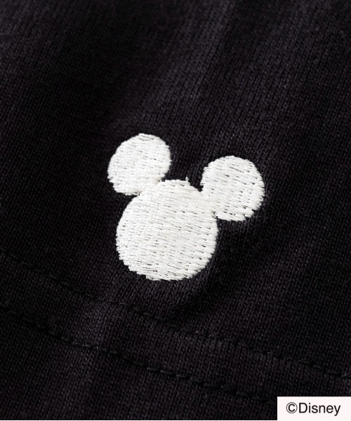Disney（ディズニー）の「＜大きいサイズ＞ディズニー ミッキー/フェイスプリントTシャツ GEVS.（Tシャツ/カットソー・レディース・グリーン/ブラック/オフホワイト・L/LL/3L/4L/5L）」の12枚目の写真