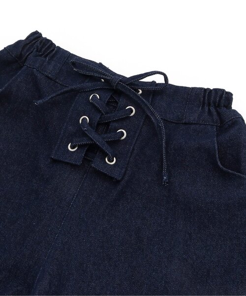 algy(アルジー)の「レースアップショーパン(その他パンツ・キッズ・インディゴブルー/ブラック/ピンク・XX-SMALL/X-SMALL/SMALL/MEDIUM)」の8枚目の写真