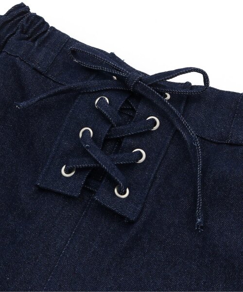 algy(アルジー)の「レースアップショーパン(その他パンツ・キッズ・インディゴブルー/ブラック/ピンク・XX-SMALL/X-SMALL/SMALL/MEDIUM)」の9枚目の写真
