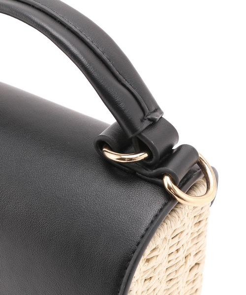 ROPE' PICNIC（ロペピクニック）の「フラップスクエアペーパーショルダーバッグ（ショルダーバッグ・レディース・オレンジ/ブラック・FREE）」の3枚目の写真