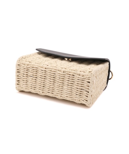 ROPE' PICNIC（ロペピクニック）の「フラップスクエアペーパーショルダーバッグ（ショルダーバッグ・レディース・オレンジ/ブラック・FREE）」の11枚目の写真