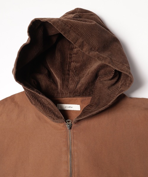 ジャケット・アウター JieDa FLANNWL DAMAGE SHIRT Jieda（ジエダ）の「DAMAGE DUCK HOOD SHIRT（ブルゾン）」 - WEAR