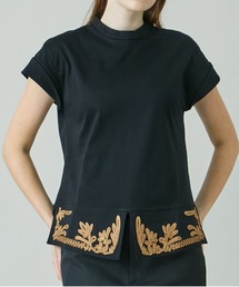 LOKITHO | 【LOKITHO/(ロキト)】コードエンブロイダリーヘムTシャツ(Tシャツ/カットソー)