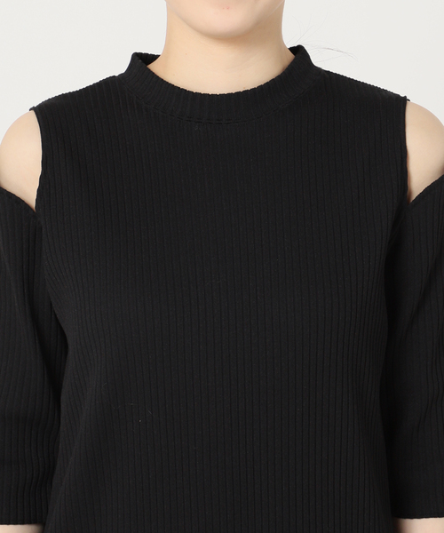 Noble（ノーブル）の「トタンテレコショルダーオープンワンピース（ワンピース・レディース・ベージュ/ブラック・FREE）」の21枚目の写真