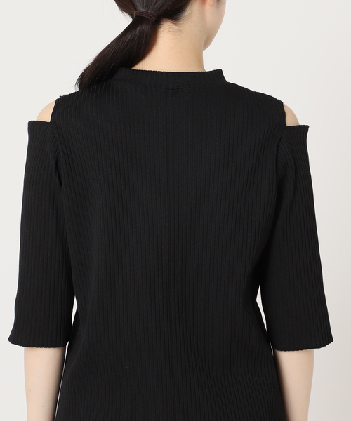 Noble（ノーブル）の「トタンテレコショルダーオープンワンピース（ワンピース・レディース・ベージュ/ブラック・FREE）」の22枚目の写真