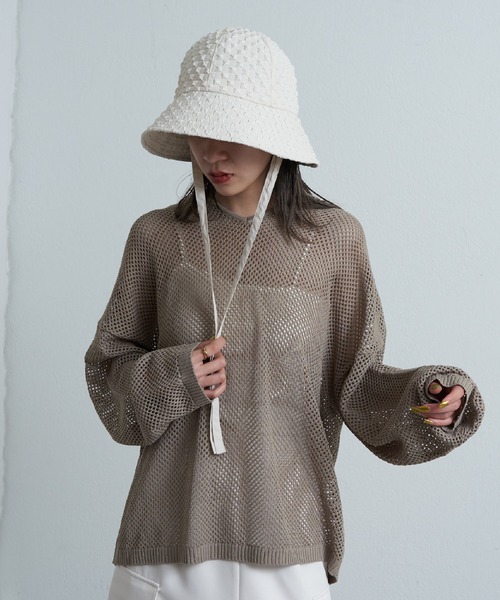 COLONY 2139（コロニートゥーワンスリーナイン）の「カップ付コットンベア2WAYアシメキャミソール（キャミソール・レディース・ブラック/アイボリー・MEDIUM/LARGE）」の5枚目の写真