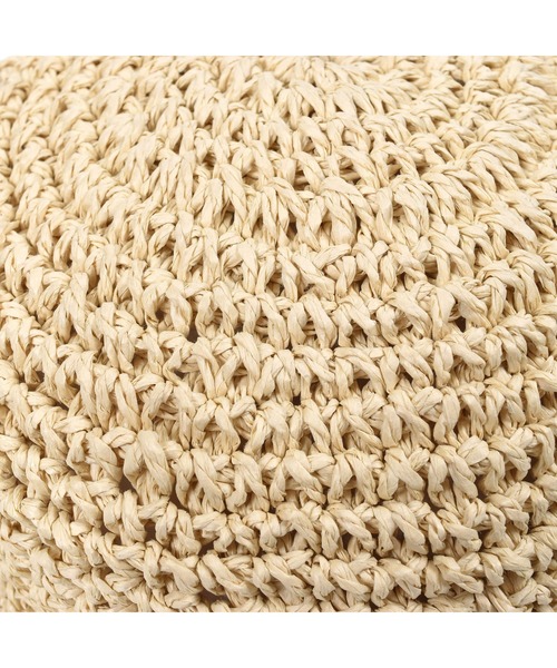 BeBe（ベベ）の「BeBe/レースリボン付きペーパーハット(48~56cm)（ハット・キッズ・ベージュ・X-SMALL/SMALL/MEDIUM/LARGE）」の7枚目の写真