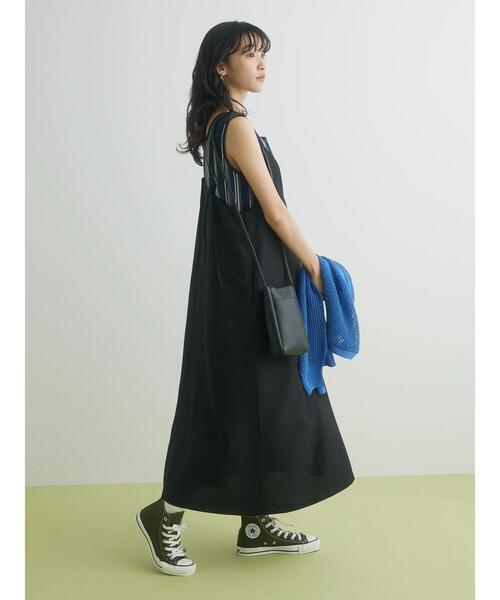 CRAFT STANDARD BOUTIQUE(クラフトスタンダードブティック)の「リネンライクワンピース(ワンピース・レディース・ブラック/ブラウン/ベージュ・FREE)」の9枚目の写真