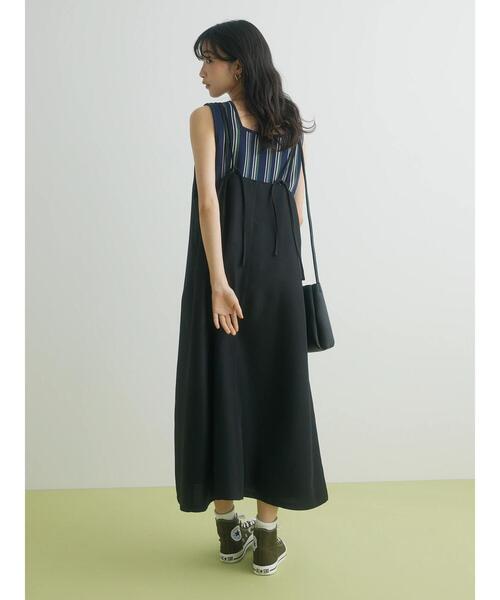 CRAFT STANDARD BOUTIQUE(クラフトスタンダードブティック)の「リネンライクワンピース(ワンピース・レディース・ブラック/ブラウン/ベージュ・FREE)」の10枚目の写真