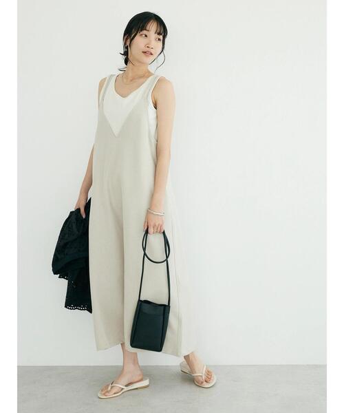 CRAFT STANDARD BOUTIQUE(クラフトスタンダードブティック)の「リネンライクワンピース(ワンピース・レディース・ブラック/ブラウン/ベージュ・FREE)」の18枚目の写真
