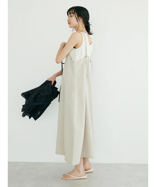 CRAFT STANDARD BOUTIQUE(クラフトスタンダードブティック)の「リネンライクワンピース(ワンピース・レディース・ブラック/ブラウン/ベージュ・FREE)」の19枚目の写真