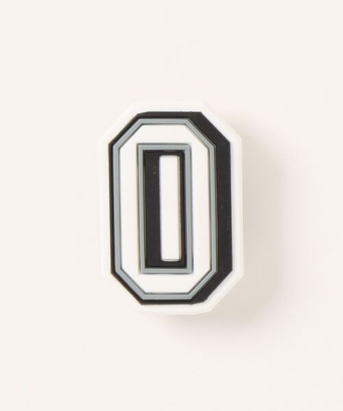 crocs(クロックス)の「クロックス ナンバー 0 / crocs Jibbitz B&W Number 0(シューズアクセサリー・レディース・その他・ONE SIZE)」の1枚目の写真
