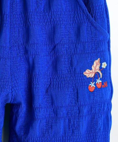 moimoln（モイモルン）の「ベリーブルー7分丈ジョガーパンツ（その他パンツ・キッズ・ブルー・100cm/110cm/120cm/130cm/140cm）」の2枚目の写真