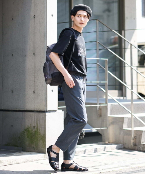 a.v.v（アーヴェヴェ）の「リネンサーモベレー帽（ハンチング/ベレー帽・メンズ・ブラック/ベージュ・46）」の5枚目の写真