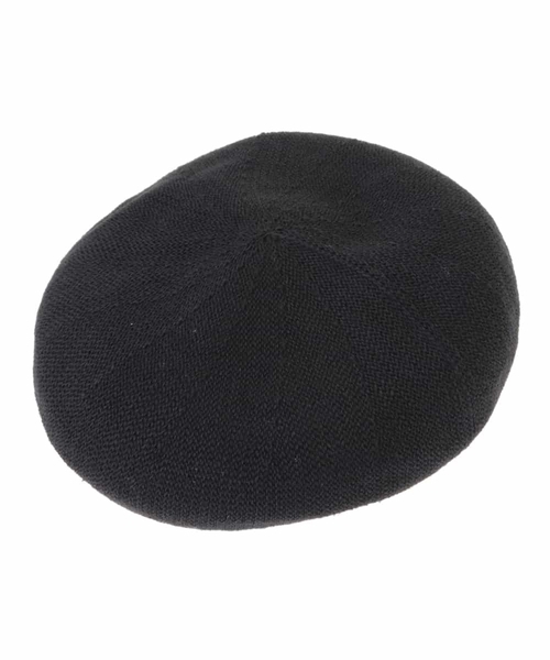 a.v.v（アーヴェヴェ）の「リネンサーモベレー帽（ハンチング/ベレー帽・メンズ・ブラック/ベージュ・46）」の11枚目の写真