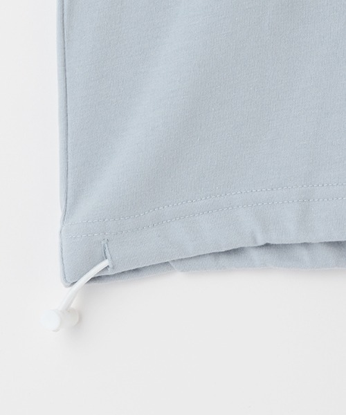 LOVETOXIC（ラブトキシック）の「ドロストカレッジアップリ半T（Tシャツ/カットソー・キッズ・サックスブルー/ブラック/マルチ/オフホワイト・SS/S/L/M）」の10枚目の写真