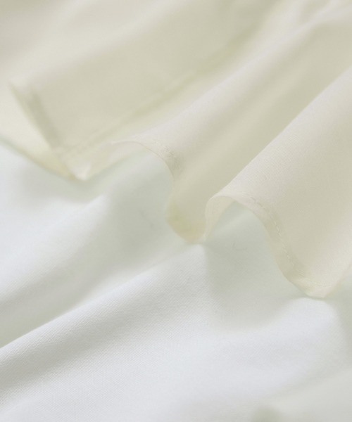 ROPE'（ロペ）の「【洗える】布帛ラッフル襟カットソー（Tシャツ/カットソー・レディース・ホワイト/ブラック/ベージュ系その他2・38）」の20枚目の写真