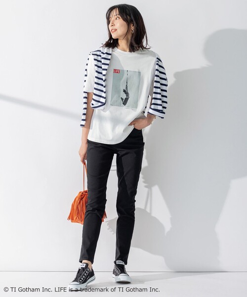 23区 S（ニジュウサンクチイサイサイズ）の「【23区/LIFE】PHOTO Tシャツ（Tシャツ/カットソー・レディース・ホワイト系1/ホワイト系2/ホワイト系3/ホワイト系4/ホワイト系5/ホワイト系6・32）」の15枚目の写真