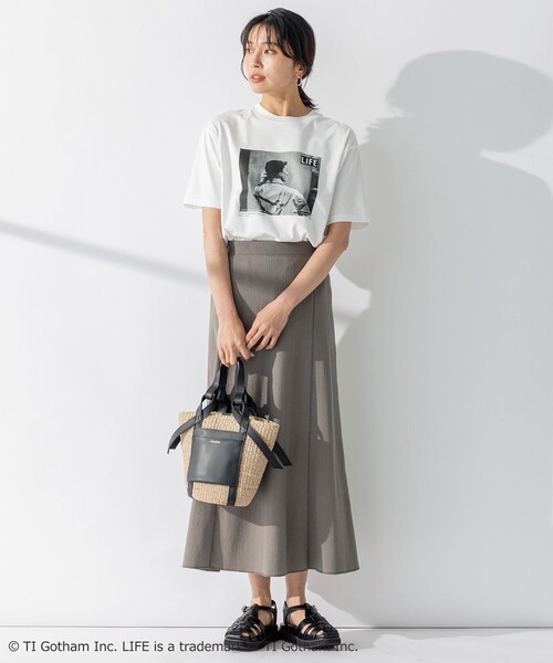 23区 S（ニジュウサンクチイサイサイズ）の「【23区/LIFE】PHOTO Tシャツ（Tシャツ/カットソー・レディース・ホワイト系1/ホワイト系2/ホワイト系3/ホワイト系4/ホワイト系5/ホワイト系6・32）」の17枚目の写真