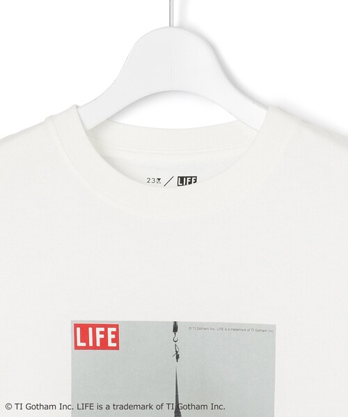 23区 S（ニジュウサンクチイサイサイズ）の「【23区/LIFE】PHOTO Tシャツ（Tシャツ/カットソー・レディース・ホワイト系1/ホワイト系2/ホワイト系3/ホワイト系4/ホワイト系5/ホワイト系6・32）」の21枚目の写真