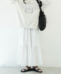 コットンタックフレアスカート