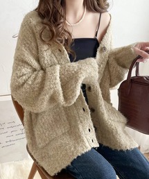 Java(ジャバ)の《JaVaジャバ 別注》大人モテレディに。ブークレーVネックカーディガン(カーディガン/ボレロ)